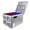 Silvery, variant on Lockable Collapsible Fireproof File Box with Handle, Fireproof Document Organizer for Letter Legal Folders Certificates