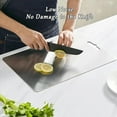 thumbnail image 3 of HLONK Cutting Board  100% Pure  Titanium Cutting Board - Cutting Edge Hygiene & Durability  Double Sided Medical-Grade Titanium Cutting   Cutting Boards for Kitchen, 3 of 6