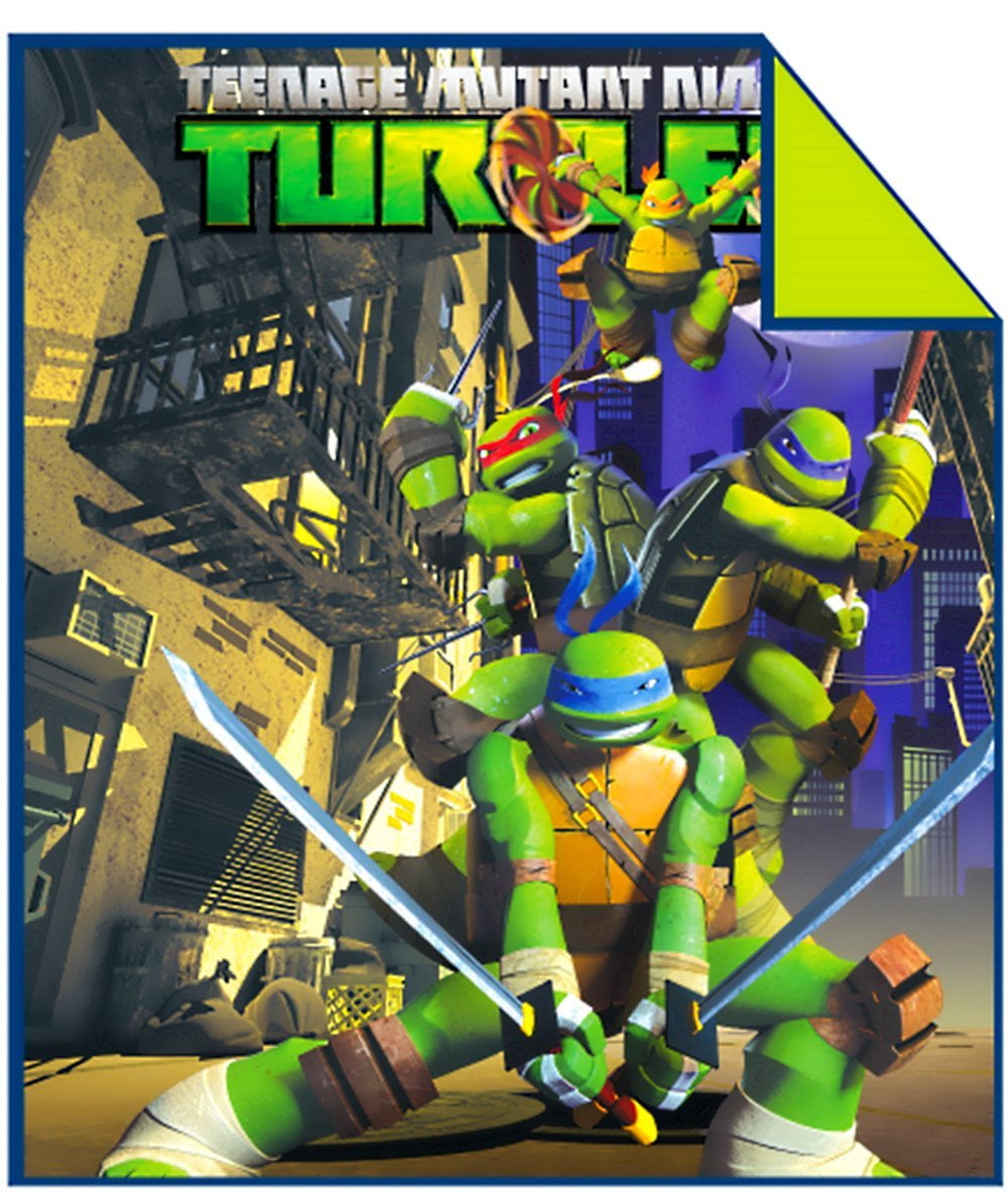 Nickelodeon Teenage Mutant Ninja Turtles Light Warmth Twin Quilt Set 