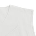 thumbnail image 5 of Aofany Men's Baggy Cotton Linen Vest T-Shirt V Neck Sleeveless With Pockets Tank Tops Blouses, 5 of 8