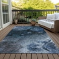 thumbnail image 6 of Addison Rugs Chantille Indoor/Outdoor Transitional Modern Blue Washable Rectangle Rug, 2'6" x 3'10", 6 of 6