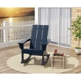 thumbnail image 2 of Parkdale Outdoor HDPE Plastic Adirondack Rocking Chair in Navy Blue, 2 of 7