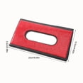 thumbnail image 2 of Toystoory Soporte para pañuelos de coche, visera de cuero PU, servilletero, caja de papel para camión, accesorios de organización de decoración Almacenamiento y organización del hogar Negro Toystoory HA075312-02, 2 of 6