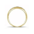 thumbnail image 3 of 10kt Yellow Gold Round Diamond Bridal Wedding Ring Band Set 1/5 Cttw, 3 of 3