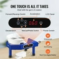 thumbnail image 4 of VEVOR Pottery Wheel, 10in Ceramic Wheel Forming Machine, Adjustable 0-300RPM Speed Manual LCD Panel, Foot Pedal ABS Detachable Basin, Sculpting Tool Apron Accessory Kit for Work Art Craft DIY, 4 of 9