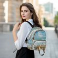 thumbnail image 6 of JIALIOU Mini Backpack Purse for Women Quilted Casual Daypack Small Travel Shoulder Bag, Starfish Conch Sea, 6 of 7
