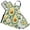 Cartoon Avocado and Daisy, variant on Unicorn Rainbow Stars 5 Pcs Kitchen Set Heat Resistant Oven Mitts and Non-Slip Pot Holders with Adjustable Cooking Apron