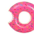 thumbnail image 1 of Donut Inflatables Donut Tube Pool Float Donut Pool Floats for Kids Donut Floatie Toys Doughnut Pool Float Donut Swimming Ring for Beach Pool, Strawberry-80CM, 1 of 6