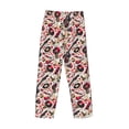 thumbnail image 3 of Lsque Guitar Skull rock Print Men's Pajama Pants, Lounge Pant - Comfortable Home Wear,Elastic Waistband, Stylish Design-X-Large, 3 of 9
