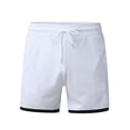 thumbnail image 4 of Sngxgn Mens Hiking Cargo Shorts Outdoor Short Travel Short for Men(White,XL), 4 of 7