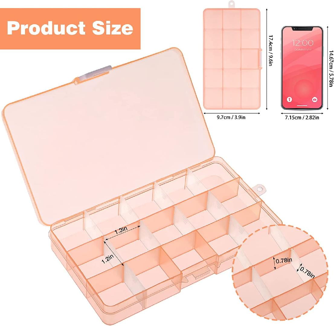 00 Pack 00Grids Bead Case Storage Organizer Small Plastic Jewdgfgelry  Organizer Box with Removdable Dividers for Beadds, Art and Cradfts,  00Colors Orgadnizer Storage Bdoxes 1 x 1 x 0 
