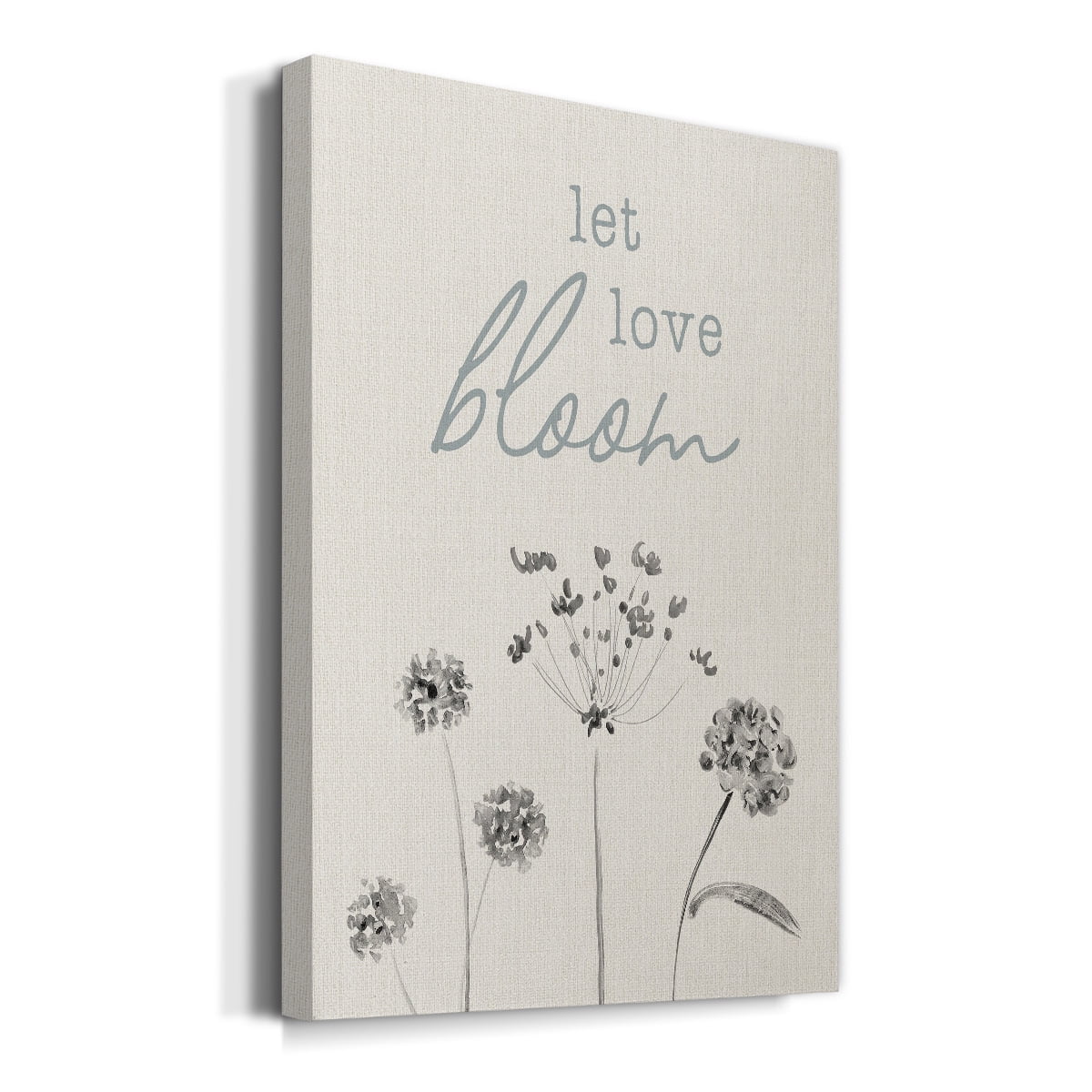 Let Love Bloom Premium Gallery Wrapped Canvas - Ready to Hang