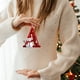 thumbnail image 5 of Adornos navideños, adornos navideños, regalos navideños, 26 letras, decoración para árbol de Navidad, adornos colgantes para árbol de Navidad, adornos navideños personalizados, decoración navideña, de, 5 of 5