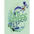thumbnail image 2 of Girl's Luca Wild & Free  Graphic Tee Mint Medium, 2 of 4