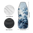 thumbnail image 6 of Uourmeti Blue Floral Watercolor Print Auto Seat Cushion Cover 1 Pieces Set Front Car Seat Cover Full Surround Durable Suitable for Regular Car Seats Truck, 6 of 6