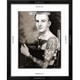 thumbnail image 3 of Portrait of Bob Shaw Showing of His Tattooed Sleeves by Bert Grimm, C.1942, Framed Art Print Wall Art Sold by Art.Com, 3 of 6