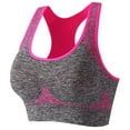 thumbnail image 2 of Sinpiling Sports Bras for Women Clearance Racerback No Underwire Push-Up Pullover Underwear Ladies Color Block High-Impact Workout Running Bralettes, 2 of 3