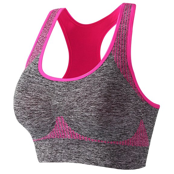 AVTOIFY Womens Plus Size Bras, Wireless Bras for Women, Women's Sports Bra Fitness Running Shockproof Yoga non-Wired Sports Bra