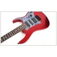 thumbnail image 3 of Guitare Électrique Pleine Grandeur pour Débutants et Intermédiaires – Fini Rouge Lustré, Capteurs HSS, Pont Tremolo, Cou en Érable, 3 of 7
