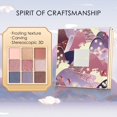 thumbnail image 3 of Paleta de sombras de ojos Catkin Sparkly Matte Glitter 9 colores, 3 of 6