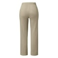 thumbnail image 5 of Fall Fashion Must Haves Trousers Casual Brown LWinter Clothing For Women, 5 of 5