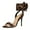 Leopards, variant on FSJ Women Bridals Round Open Toe Back Bowknot Sandals Lace-up Satin Stiletto High Heel Ankle Strap Sandals Wedding Dressy Shoes Size 12 Black