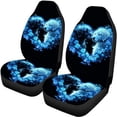 thumbnail image 5 of Pzuqiu Galaxy Dog Portrait Car Seat Covers Full Set Anti-Slip Full Backrest, for Car Interiors Front Seats Vans Seats Suitable for Truck Trucks, 5 of 10