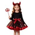 thumbnail image 3 of Girls Witch Tutu Skirt Witch Outfit Set Halloween Girls Outfit Dress up Party Girls Size 2-7 Years, 3 of 4