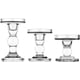 thumbnail image 1 of Candelabro moderno de cristal transparente para velas de pilar, base redonda, candelabro pequeño duradero, candelabro para mesa de comedor en casa, centro de mesa, 1 of 5