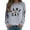 A9-Light Gray, variant on Cnbwig Womens Hoodies Sweatshirts Pullover Casual Crewneck Sweatshirt Football Letter Print Soft Long Sleeve Top for Daily Wear Tops Comfy Fall Fashion Outfits Winter A1-Beige L