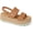 Almond/Ambrosia, variant on Women's Water Vista Higher Lightweight Regular Sandal, Black/Tan, Sizes