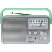 Jensen Portable AM/FM Radio, Green, MR-750-GR