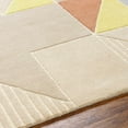 thumbnail image 6 of Hauteloom Mani Wool Living Room, Bedroom Area Rug - Contemporary - Oatmeal, Camel, Dark Beige - 18" x 18" Sample, 6 of 7