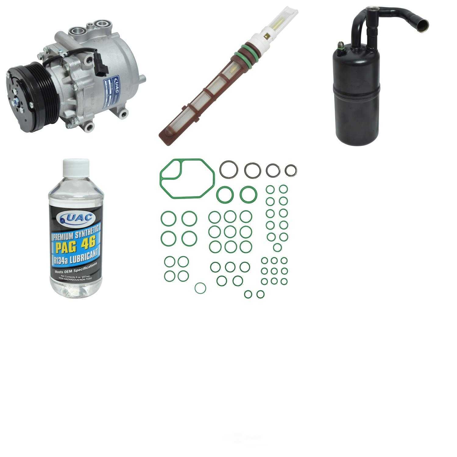 A/C Compressor and Component Kit -- Compressor Replacement Kit Fits select: 2003-2004 LINCOLN TOWN CAR