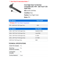 thumbnail image 2 of Front Right Outer Tie Rod End - Compatible with 1999 - 2007 Ford F-250 Super Duty 2000 2001 2002 2003 2004 2005 2006, 2 of 2