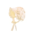 thumbnail image 1 of BRIGHTFUFU Adorable gorro de encaje para bebés Hermoso sombrero de princesa para bebés de 0 a 2 años (champán), 1 of 7