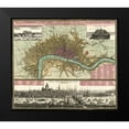 thumbnail image 2 of Vintage Apple Collection 17x15 Black Modern Framed Museum Art Print Titled - London District, 2 of 5