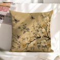 thumbnail image 6 of flowers, butterflies Linen toss pillowcase decoration pillowcase gifting preferred 18x18 inch cushion cover sofa pillowcase sofa bedroom living room car, 6 of 8