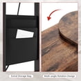 thumbnail image 6 of Hetoy 360° Rotating Side Table with Charging Station - Sturdy End Table with Lockable Wheels, Extra Storage, and Versatile Design for Living Room or Bedroom, 6 of 7