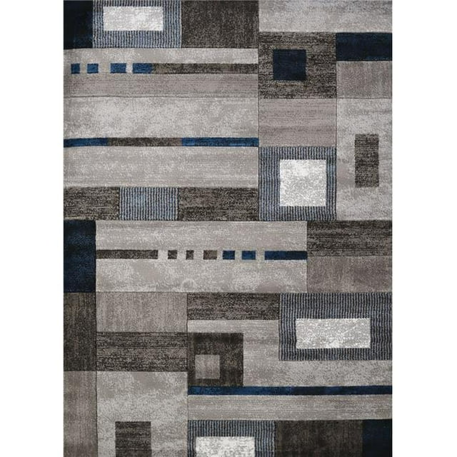 United Weavers 710 00261 28 1 ft. 11 in. x 7 ft. 2 in. Studio Percussion Runner Rug, Denim Blue