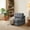 Gray, variant on Oooh life Modern Floor Lounger & Sleeper Sofa, Ergonomic Convertible Chair Bed with High-Density Foam, Cozy Upholstered Foldable Guest Mat for Home Blue