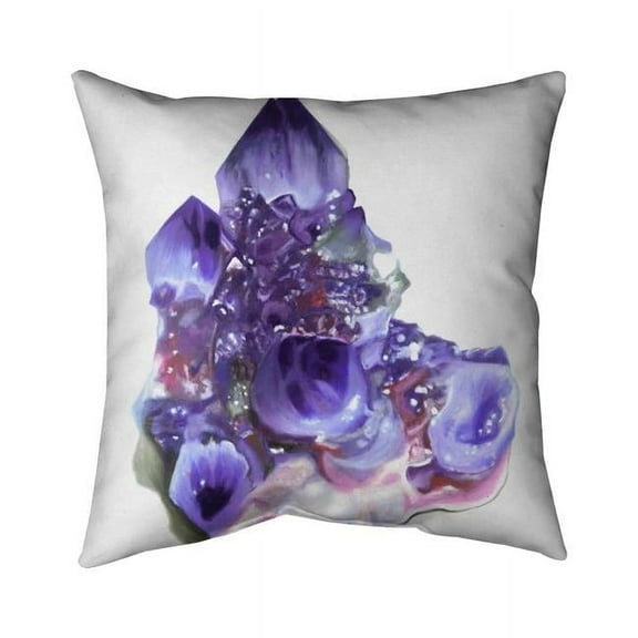 Begin Home Decor 5541-2626-MI79-1 26 x 26 in. Amethyst-Double Sided Print Indoor Pillow