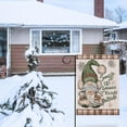 thumbnail image 6 of Winter Snuggle Up Gnomies It''s Cold Outside Decorative Garden Flag, Christmas Brown Gnome Plaid Yard Decorations, Snowflakes Farmhouse Burlap Outdoor Small Home Decor Double Sided 12.5x18, 6 of 6