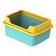 thumbnail image 5 of Cajas de arena para gatos de interior con protector de arena, extraíbles, fáciles de limpiar, de alta Verde, 5 of 9