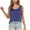 Navy, variant on JIUKE Satin Tank Tops for Women Loose Casual Summer Scoop Neck Sleeveless Dressy Tunic Blouses Blue L