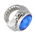 thumbnail image 4 of EeaseMX Anillo de dedo en forma de reloj ovalado especial Anillo de reloj de cuarzo exquisito de moda para hombres y mujeres (azul), 4 of 7