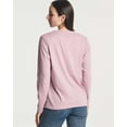 thumbnail image 4 of Real Essentials 4 Pack: Women's Cotton Classic-Fit Long-Sleeve Crewneck T-Shirt (Available in Plus Size), 4 of 7