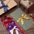 thumbnail image 5 of 1 Set Vintage Retro Western Style Paper Envelope Bowknot Polyester Satin Ribbon Gilding Kraft Writing Paper Mixed Color 22x10.9cm 40pcs, 5 of 7