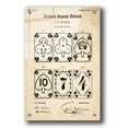 thumbnail image 1 of Epic Art 'Playing Cards Vintage Patent' Acrylic Glass Wall Art, 24"x36", 1 of 3