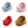 thumbnail image 4 of Zapatos De Conejo De Dibujos Animados Para Bebés Recién Nacidos Suela Suave Prewalker Caliente 0-18 Meses, 4 of 4